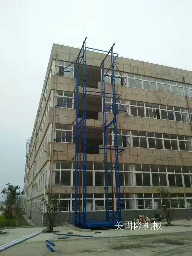 白沙室外双臂导轨式升降机厂家
